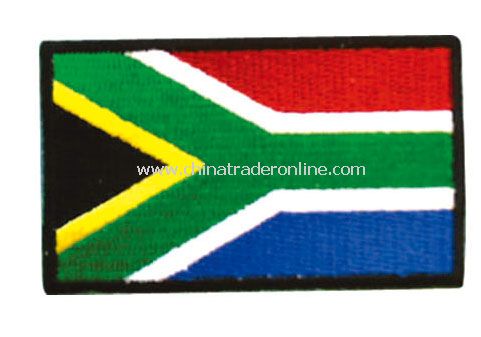 south africa emboridery banner flag from China