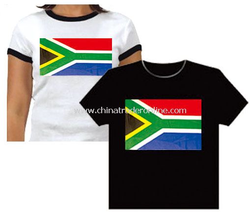 south africa t-shirt flag