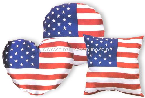 USA cushion flag from China