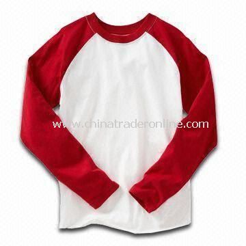 100% Cotton T-shirt for Children, Customized Designs, Fabrics, and Logos are Welcome from China