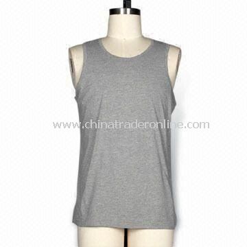 Basic T-shirt, Made of Cotton Jersey, Available in Various Colors, Suitable for Men