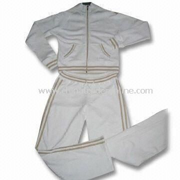 Ladies Jogging Sweatsuit, Various Sizes are Available, Comfortable for Sportswear