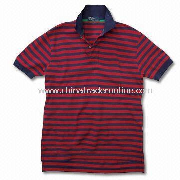 Mens Cotton T-shirt, Assorted Colors are Available from China