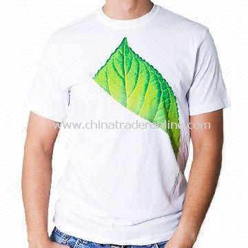 Mens Knitted T-shirt, Customized Logos are Accepted, Various Sizes, Colors and Styles are Available from China