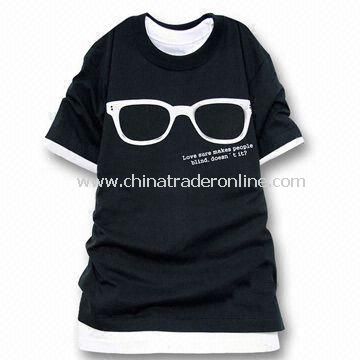 Mens T-shirt, Available in Black from China