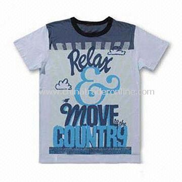 Mens T-shirt, Available in Different Color Combinations from China