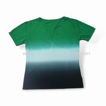 Mens T-shirt, Customers Designs and Logos are Accepted, Soft and Thin from China