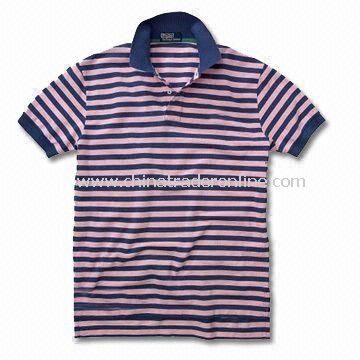 Mens T-shirt, Made of Combed 100% Cotton 180gsm from China