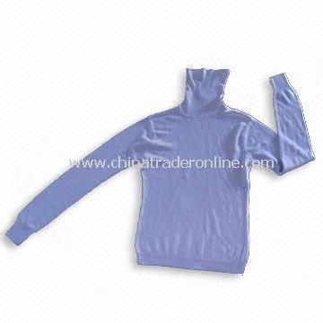 Soft Feeling Knitted Sweater for Ladies, Made of 100% Soft Acrylic/Cashmere Like from China