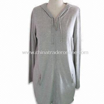 Womens Cardigan, Made of 70% Silk, 15% Cotton and 15% Cashmere from China