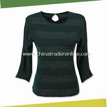 Womens Cashmere Sweater, Available in Deep Green from China