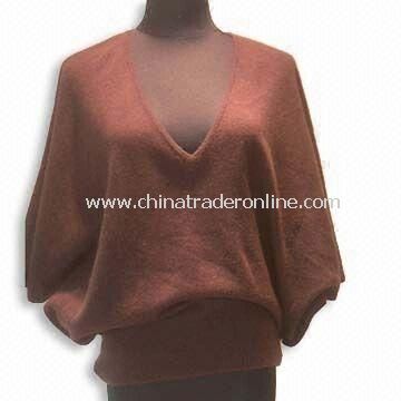 Womens Cashmere Sweater with Fat Sleeve