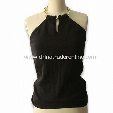 Womens Sleeveless Sweater, Made of 100% Cashmere, Various Colors are Available from China