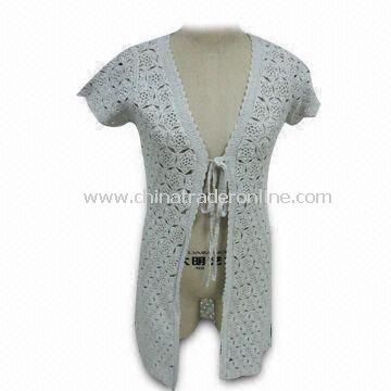 Crochet Sweater for Women, with 0.3 to 0.5cm Tolerance Range