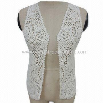 Crochet Sweater for Women with 0.3 to 0.5cm in Tolerance, Made by Machines from China