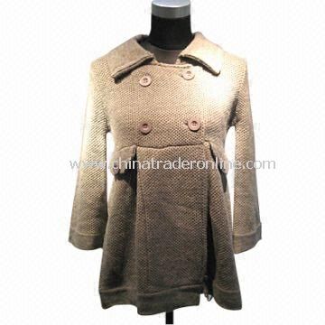 Womens Sweater/Cardigan, Made of 30% Wool and 70% Acrylic from China