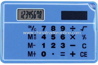 Super-thin Solar/Dual-power Calculator from China