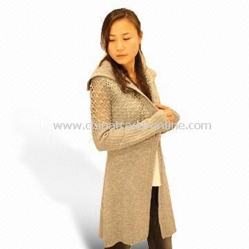 Fashionable Womens Sweater, Made of 100% Cotton, Comes in Various Sizes from China