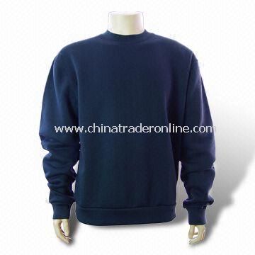 Mens Sweater, Made of 100% Cotton with Screen Printing