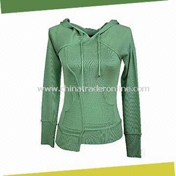 Womens Pullover Sweater, Made of 55% Cotton and 45% Acrylic from China