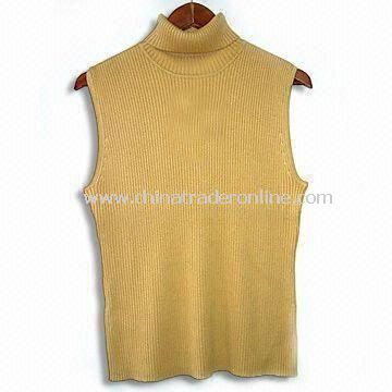 Womens Sweater, Made of 100% Cotton, Rayon/Spandex, Acrylic and Viscose from China