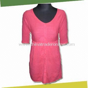 womens Sweater Dress, Made of 100% Cotton, 155g