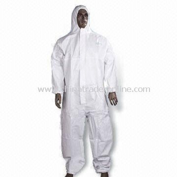 Disposable Nonwoven Coverall with Hood, Available in Different Styles from China