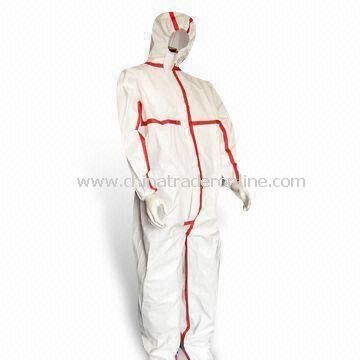 4/5/6 Coverall with Anti-static, Microporous Film and Tape Sealed, EN1149-1 Marks