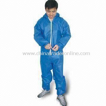 Blue Coverall, Different Colors and Sizes are Available, Made of Micro Breathable from China