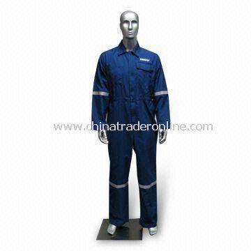 Coverall, Made of 65% Cotton and 35% Poly