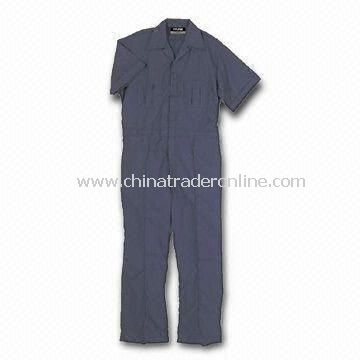 Coverall, Made of Cotton/Polyester Blend with Medium Weight Poplin, OEM/ODM Orders are Welcome from China