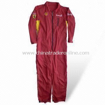 Coverall with Bib Pants, Made of 100% Cotton