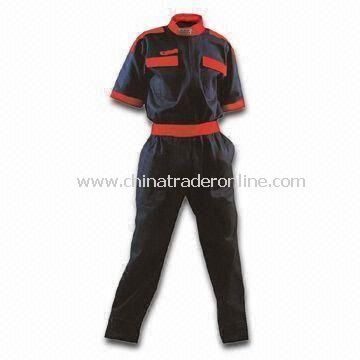 Coveralls, Made of 65% Cotton and 35% Polyester Lightweight Twill Materials from China