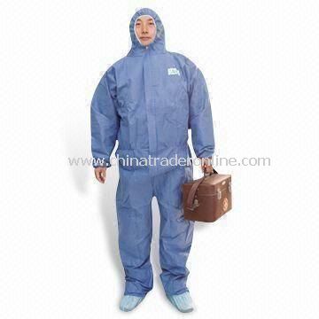 Disposable SMS Protective Coverall, Available in Various Sizes, Compliant with CE Standards