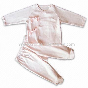 Long Sleeve Coverall, Made of 100% Organic Interlock 220g, Suitable for 3 to 6 Months from China