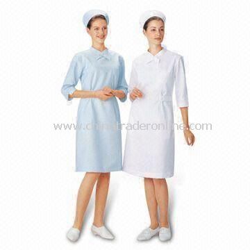 Medical Coveralls, Used as Medical and Factory Uniform, Made of Cotton and Polyester from China