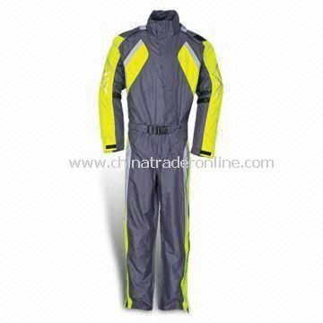 Motorcycle Coverall, Made of 210T Polyester Taffeta with PU Coating