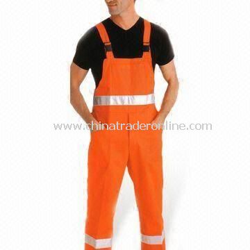 Reflective Overall with Adjustable Band and Reflective Band, Ideal for Workers to Protect the Body