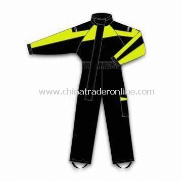 Water-resistant Mens Motorcycle Coverall, Made of Polyester, Available in Various Sizes and Colors from China