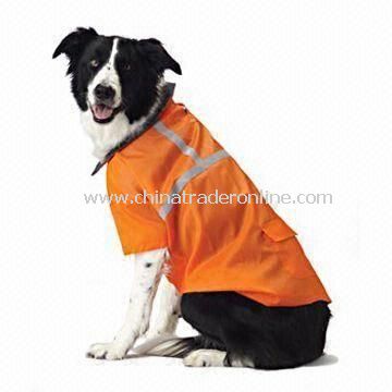 EN 471 Certified Reflective Safety Vest for Pets, High Visibility/Velcro or Zipper Front Closures from China