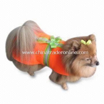 High Visibility Reflective Safety Vest with Velcro or Zipper Front Closures, Suitable for Pets from China