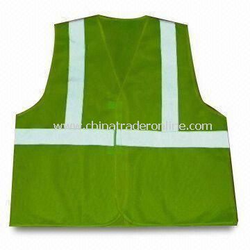 Safety Vest, Made of 100% Polyester, EN 471 Standard from China