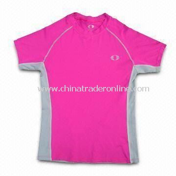 Cycling/Sport/Bicycle T-shirt, Made of Polyester, Customized Designs are Welcome from China