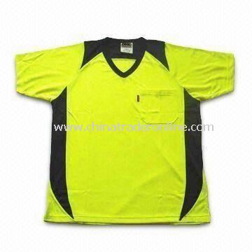 Mens T-shirt, Made of 100% Polyester, Suitable for Sports, Available in Various Colors