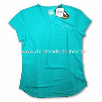 Sports T-Shirt, Made of 100% Polyester, Available in Various Colors