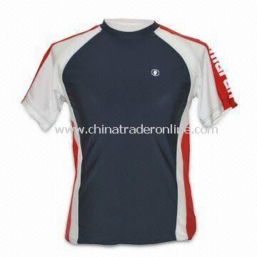 Sports T-shirt, Made of 100% Polyester, Interlock 160gsm from China