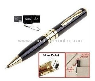 2GB/4GB/8GB video recorder camera pen digital video pen camera dvr from China