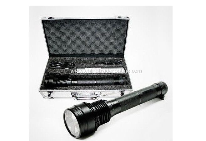 50/38W dual power 4500Lumens Rechargeable HID Flashlight from China