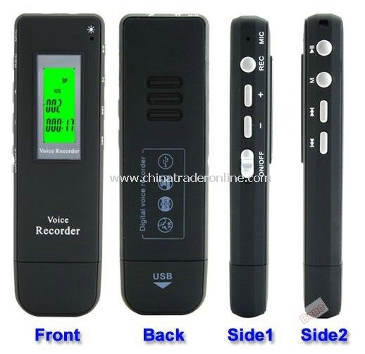 Digital Voice Pen Recorder For Telephone Recorder Dictaphone (2GB/4GB Memory + USB Drive) 20pcs/lot EMS Free Shipping