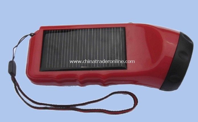 solar flashlight with CE ROHS from China